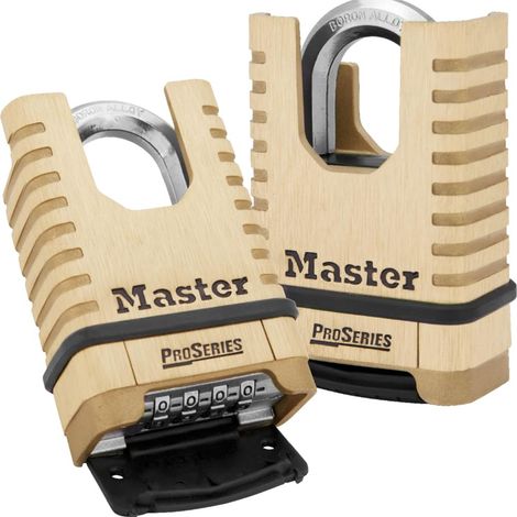 MASTER LOCK PROSERIES CADENAS EN LAITON, DÉFINISSEZ VOTRE PROPRE SERRURE À COMBINAISON, SERRURES DE QUALITÉ COMMERCIALE AVEC COD