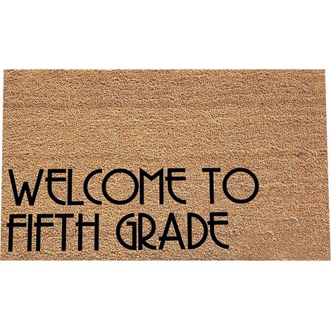 Tapis De Sol - Tapis D'Accueil École Maternelle Crayons Dessin - 40 x 60 cm - Pour Entrée Bureau Salle De Classe Intérieur Extérieur - 1 Pièce (1/4)