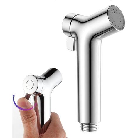 Bidet-Handbrause – WC-Sprühkopf – Hygienische Reinigung – Einstellbarer Wasserdruck – G1/2-Anschluss – Weiß (1/5)