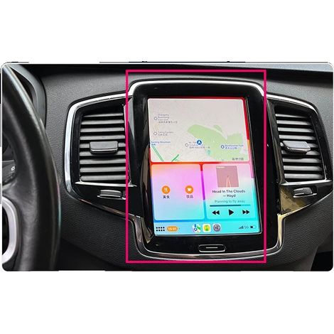 Boîtier décodeur, CarPlay sans fil, Support multimédia, Pour Volvo Écran Complet + Boîte Sonore (1/2)