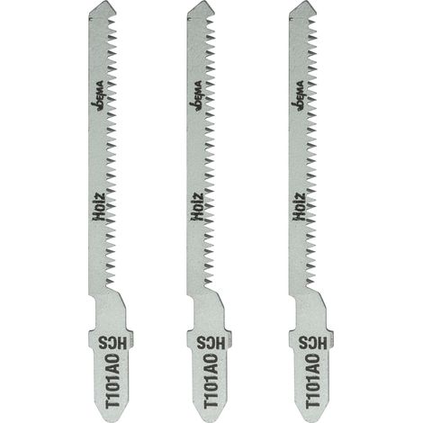 Stichsägeblätter Säge Schneidblätter T-Schaft T101AO für Holz Kunststoff 3er Set (1/4)
