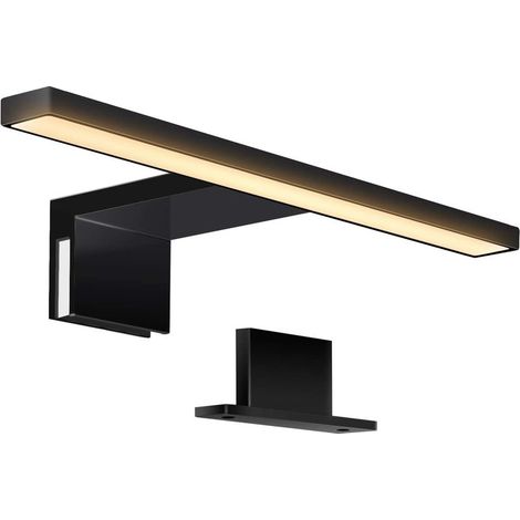 Badezimmer-Spiegel-Wandleuchte – 30 cm – 5 W – 400 lm – 3000 K – IP44 – Mattschwarz – 1 Stück (1/5)