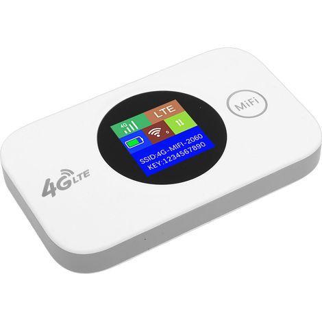 Tragbarer 4G-WLAN-Router mit SIM-Kartensteckplatz, 300 Mbit/s, 4G LTE WLAN-Hotspot für Reisen, Camping und Outdoor-Aktivitäten (1/5)