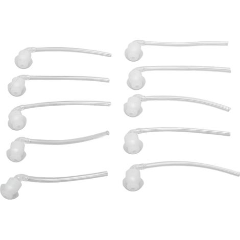 Ensemble de connecteurs pour tube acoustique d'amplificateur auditif, embouts auriculaires en silicone, accessoire pour amplificateur auditif BTE L (1/5)