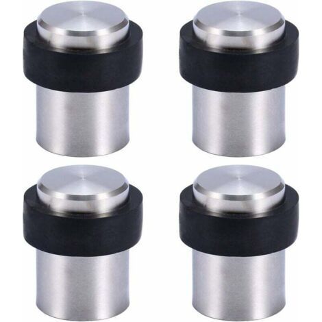 Floor Door Stopper 4.6 cm Stainless Steel Door Stopper Door Stopper, (Pack of 4) (1/4)