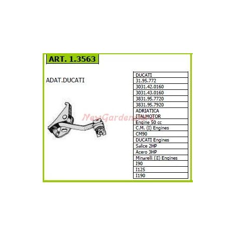 Coppie contatti DUCATI per motocoltivatore 31.95.772 1.3563
