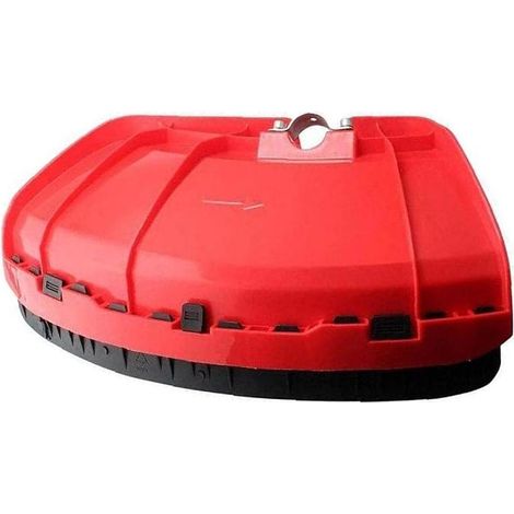 Coupe-Herbe Bouclier Plastique Pelouse Machine De Découpe Broussaille avec Plaque De Serrage Bloc Protection Baffle Outils De Jardin 38x22cm (1/5)