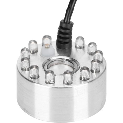 Fontaine d'eau mini ornement brumisateur avec 12 lumières pour décoration paysage - Prise EU 100-240V (1/5)