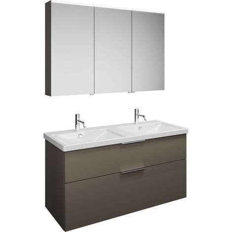 burgbad Eqio Set, bestehend aus Spiegelschrank links,