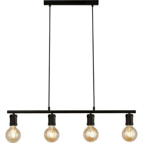 Searchlight Dance Luminaire suspendu à 4 lumières, noir sable (1/3)