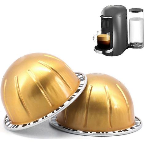 1 Lot de 40 ml – Coque de capsule de café réutilisable de qualité alimentaire pour Nespresso Vertuo – Taille : A (1/4)
