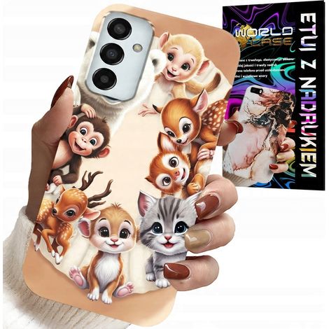Hülle für Samsung Galaxy M13 4G - Rückseite für Kinder mit Waldtiermotiven (1/5)