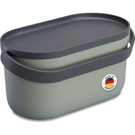 GARANTIA NOVA bidone per rifiuti organici 5 L, agave / grigio grafite (1/3)
