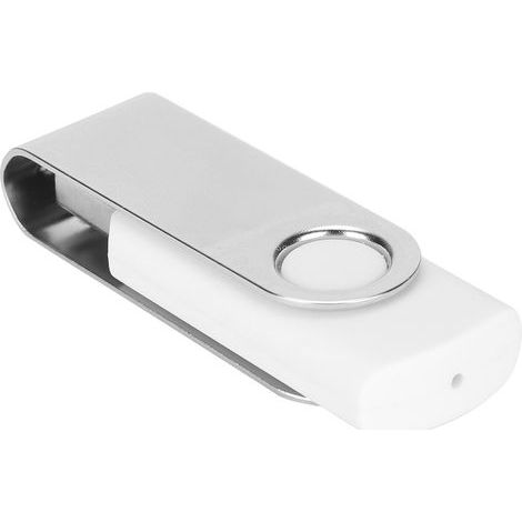 Clé USB 32 Go Blanche Rotative - Mémoire Flash pour Ordinateur et Tablette (1/5)