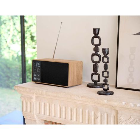 Thomson WS202TBK Altoparlante Bluetooth Con Stazione Meteo E Radio FM 50W Nero (1/3)