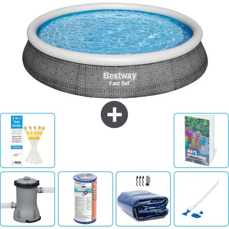 Bestway Fast Set Rund - 396x84 cm - 7-teilig S201 (1/5)