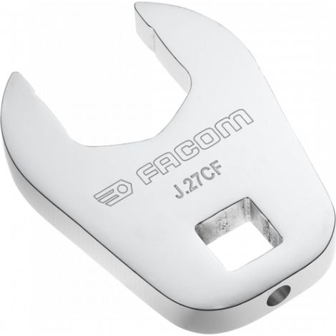 Embout à fourche à extrémité ouverte Facom série J.CF Chrome, taille 19 mm ( Prix pour 1 )
