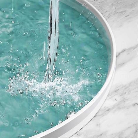Seuil de douche pliable, barrière anti-inondation, joint d'étanchéité pour sol de douche, bande de rétention d'eau (1/4)