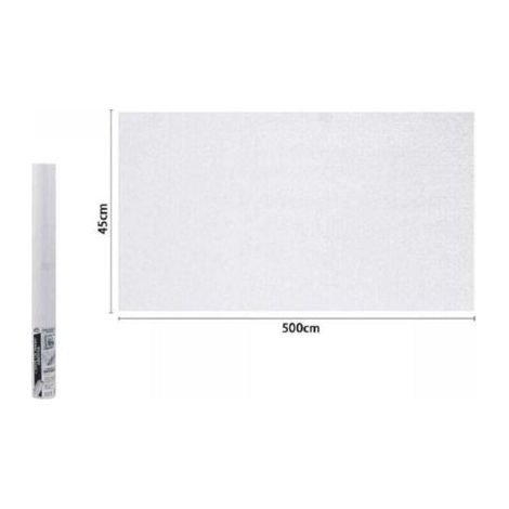 Rouleau de film adhésif blanc 45 cm x 5 mètres pour papier peint meuble 71115 -