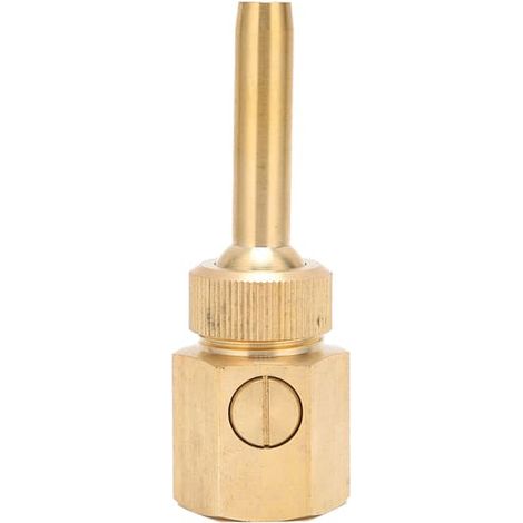 Buse de fontaine à filetage interne, tête de jet d'eau réglable en laiton avec valve pour bassin 3/4 25 mm (1/5)