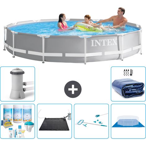 Intex Piscina Prism Frame Redonda - 366x76 cm - 7-piezas  S20528 (1/5)
