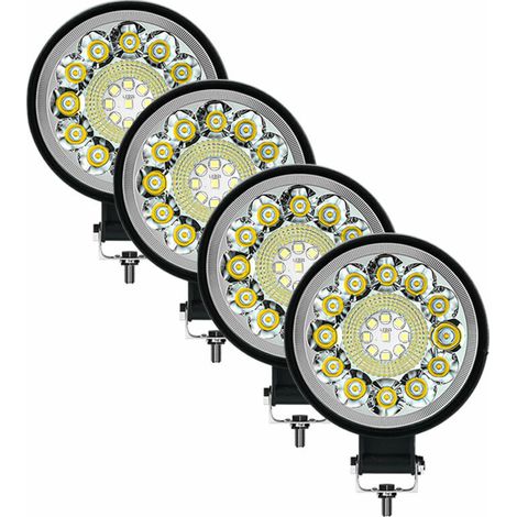 Barre LED 99W Projecteur Lumière de Travail pour Jeep Camion Bateau Voiture Tracteur SUV ATV (1/4)