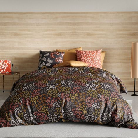Housse de couette 240x220 Onalia + 2 taies coton 57 fils (1/4)