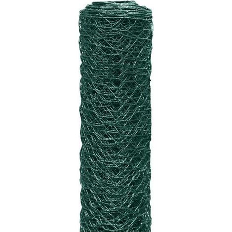 MALLA HEXAGONAL DE ALAMBRE DE PVC DE 0,9 MM, 100 CM X 25 MB, MALLA DE 25 MM - 25 MB - SB 2940173 (1/2)
