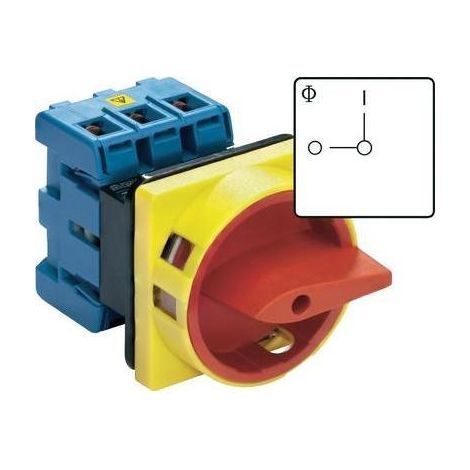 Kraus-Naimer Interruptor seccionador rojo 3 polos rotativo