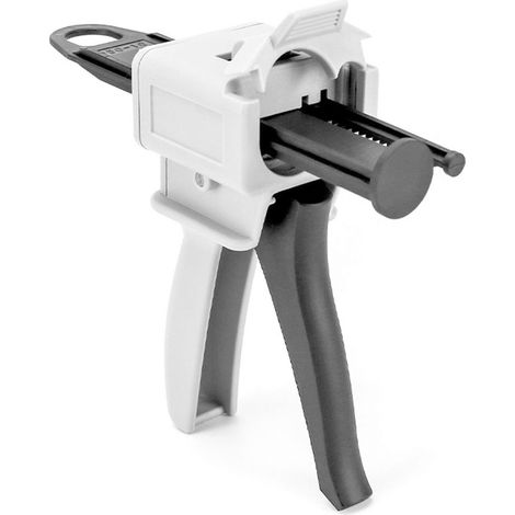 Pistolet Distributeur Epoxy - 50 ml - Rapport Mélange 10:1 - Buse Statique - Pour Colles 2 Composants