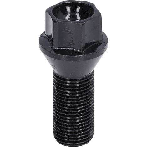 Boulon Roue M14x1.25 Boulon De Roue écrou Goujon Noir Pièce De Rechange Pour Série 1 Série 2 Série 3 Série 5 Série 7 Série X1x3x5x6 (1/4)