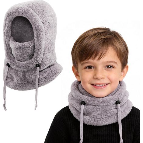 Kinder Sturmhaube Thermo Fleece 3-10 Jahre, Winddicht Warm Skimaske Halswärmer (1/5)