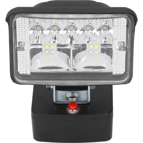 18V LED-Außenstrahler für HITACHI, helles tageslichtweißes Sicherheitslicht, leistungsstarke Beleuchtung für Baustellen (1/5)