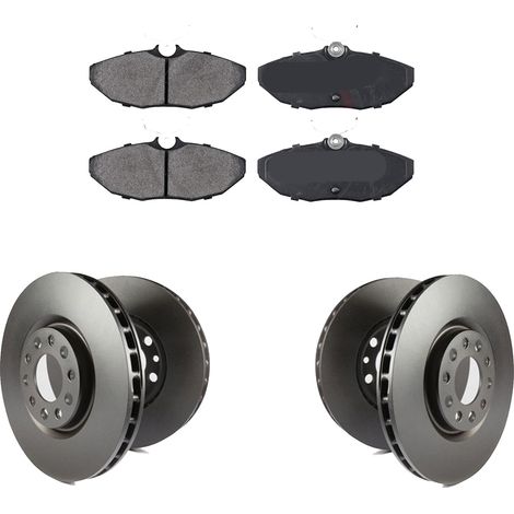 KIT FRENI POSTERIORI compatibile con DODGE VICOMPATIBILE PER - DISCHI + PASTIGLIE OEM: FDB1486, FDB878 / D7148 /SOSTITUZIONE DIRETTA/BASSA POLVERE/SILENZIOSO (1/5)
