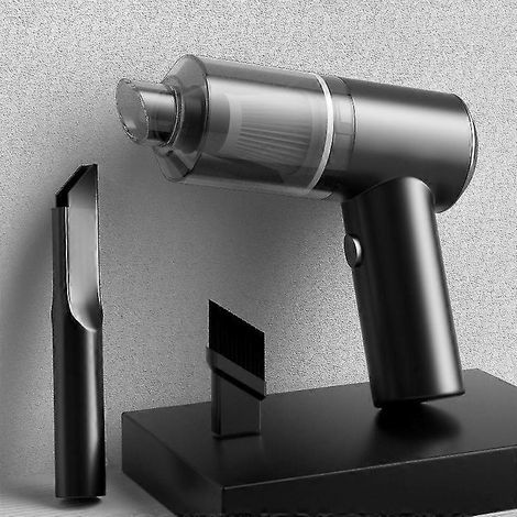 Aspirateur sans fil puissant 6000Pa, baladeur rechargeable 120W, noir, pour voiture et maison, portable et léger, nettoyage efficace (1/4)