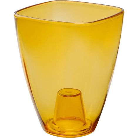 Pot à orchidées jaune 12 cm (1/5)