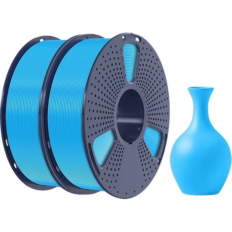 Filamento para impresora 3D, diseño antihilos, alto flujo, PLA META azul cielo (1/2)