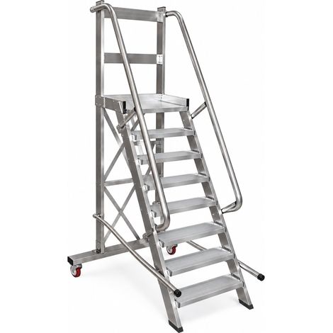 Escalera de Almacén con Plataforma ALS 60° de 2 Peldaños