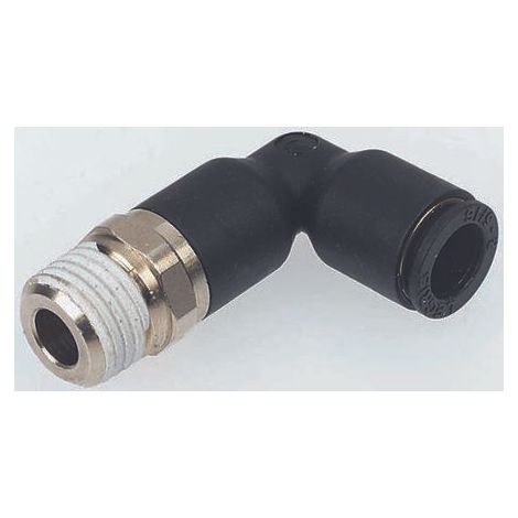 Adaptateur fileté coudé Legris LF3000 vers Enfichable 10 mm R 1/4 Mâle ( Prix pour Paquet de 2 )