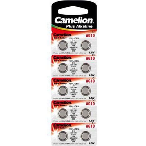 Camelion AG10 10 Unité (Lot de 10)