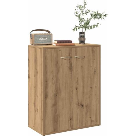 Aparador de madera de ingeniería roble artisan 60x30x75 cm vidaXL (1/5)