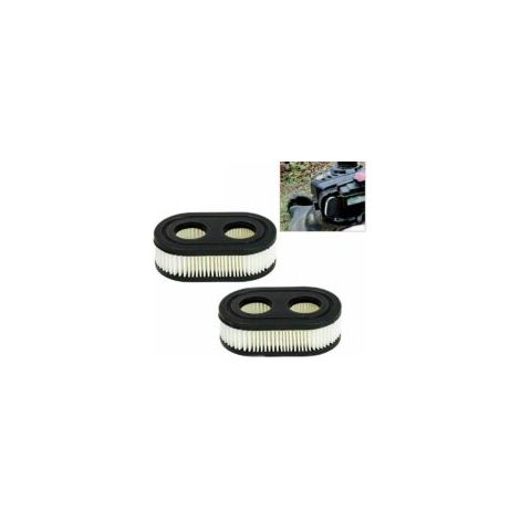 2 filtres à air avec couvercle de filtre à air pour moteurs Briggs &amp Stratton 550E 575EX 575IS 625EXI 650EXI 675EXI 675IS Remplace 594106 798339 798452 593260 093000 tondeuses à gazon..DEBUNS