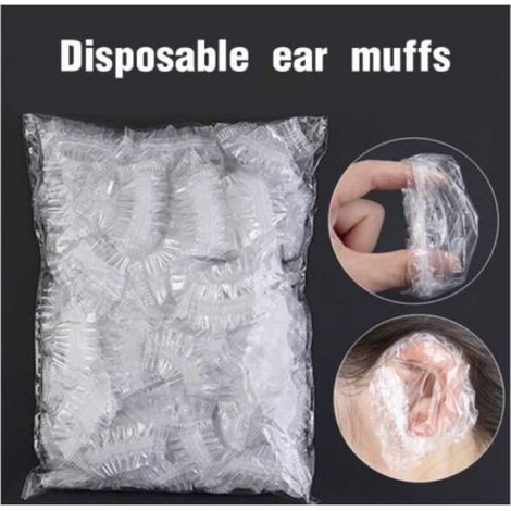 Protège-Oreilles - Noname - Transparent - 100 pièces - Imperméable - Élastique (1/4)