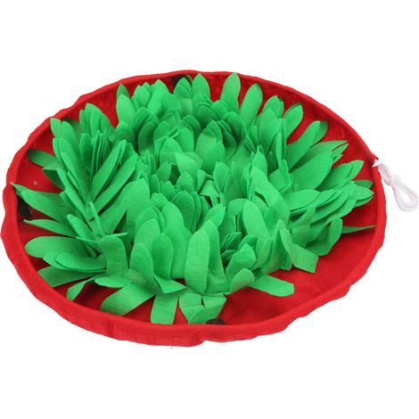 Tapis de fouille interactif et réglable pour chiens et chats, anti-glissement et anti-ennui, rouge. (1/5)