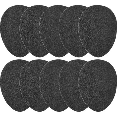Lot de 10 patins antidérapants en caoutchouc autocollants pour talons hauts, protecteurs de semelles adhésifs (1/5)