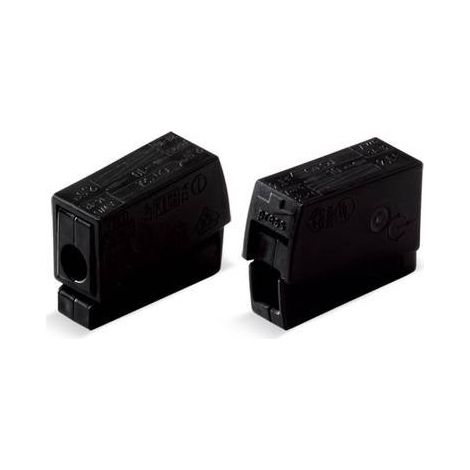 Connettore rapido Lightning 2,5 mm² con resistenza alle alte temperature fino a 120 °C, nero 224-104 /confezione da 100 pezzi/ (1/3)