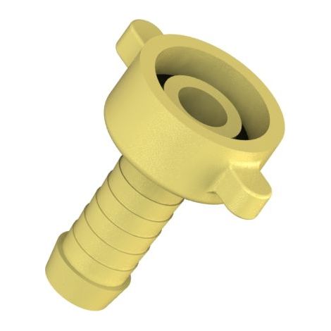 JS MS-SCHLAUCHVERSCHRAUB.,SCHWER 2-TEILIG,FLACHDICHTEND,3/8"x1/2" (1/2)
