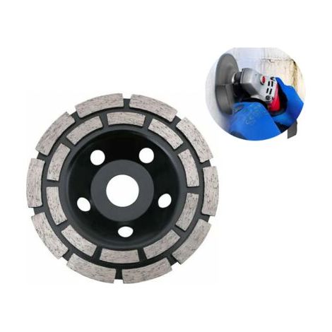 Disque diamanté de 125 mm – Alésage de 22,23 mm – Meule pour béton et pierre – Vitesse maximale : 12 250 tr/min – Coupe rapide et durable (1/5)