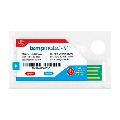 Tempmate S1C10A01000 registrador de temperatura preciso y resistente