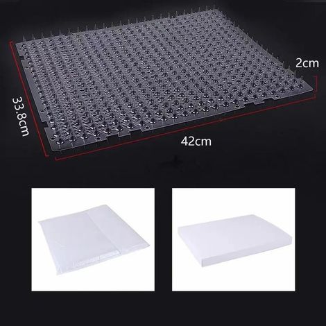 Tapis anti-chat – 10 pièces – Pointes dissuasives – Empêche l’accès au lit – Protection pour canapé (1/4)